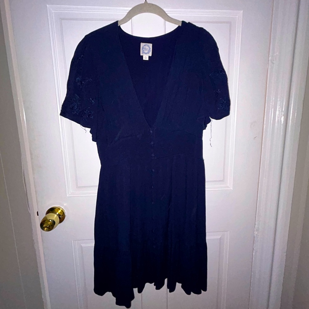 Blue Rain Summer Dress